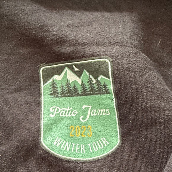 Gildan Black Hoodie with Green Emblem - Picture 2 of 7